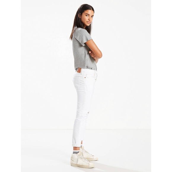 Levi’s 501 White Taper Jeans - Picture 2 of 8